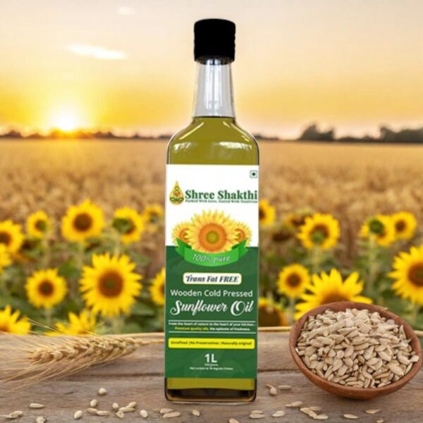 Shree Shakthi Wood-Pressed Sunflower Oil